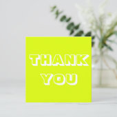 Carte Merci, Merci, blanc chartreuse (Debout devant)