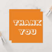 Carte Merci, Merci, orange blanc (Devant/Arrière en situation)