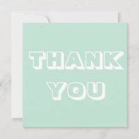 Merci, Merci, vert menthe