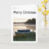 CARTE ****MERCI NOËL DU LAC**** (Fleur jaune)