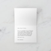 Carte Merci Noir et Blanc (Intérieur)