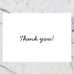 Carte Merci noir et blanc