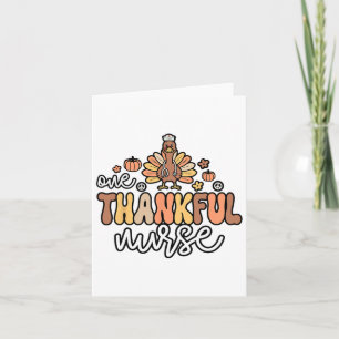 Carte Merci Nurse Super Thanksgiving Nurse Turquie