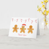 Carte Merci pain d'épices hommes (Fleur jaune)