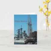 Carte Merci patriotique (Fleur jaune)