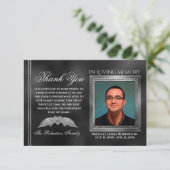 Carte Merci photo des funérailles de Sympathy (Debout devant)