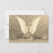 Carte Merci photo funéraire en sympathie avec coeur (Dos)