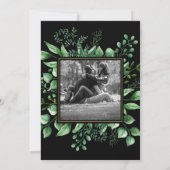 Carte Merci photo inspiré par la nature Feuilles botaniq (Dos)