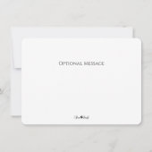 Carte Merci photo Mariage Gold EEdge Heart Frame (Dos)