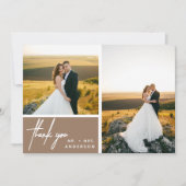 Carte Merci photo Tan moderne (Devant)