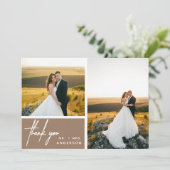 Carte Merci photo Tan moderne (Debout devant)