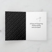 Carte Merci Pissenlit Sur Points (Intérieur)