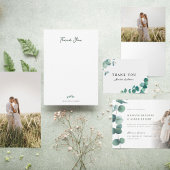 Carte Merci plat du Mariage d'Adélaïde Eucalyptus