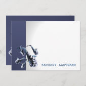 Carte Merci plat saxophone (Devant / Derrière)