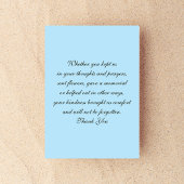 Carte Merci plat Sympathy - Dove