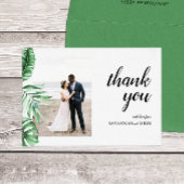 Carte Merci plat Tropical Palm Greenery