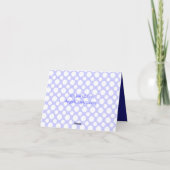 Carte Merci Points Bleus Blancs (Dos)