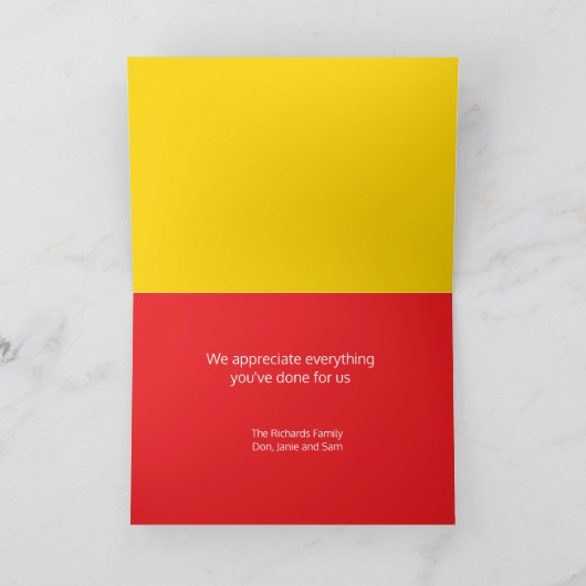 Carte Merci pompier (Intérieur)