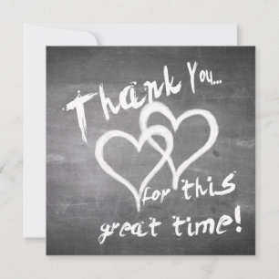 Carte Merci pour ce grand moment sur un tableau à craie