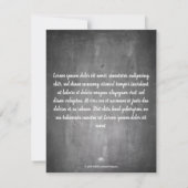 Carte Merci pour ce grand moment sur un tableau à craie (Dos)