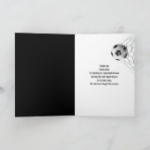 Carte Merci pour entraîneur de football (Intérieur)
