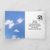 Carte Merci pour entraîneur de football (Intérieur)