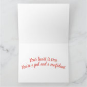 Carte Merci pour être un ami (Intérieur)