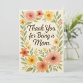 Carte "Merci pour être une maman" - Les Golden Gir (Debout devant)