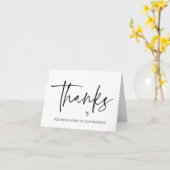 Carte Merci pour être une partie de notre Merci de (Fleur jaune)