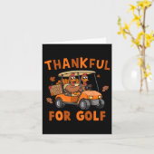 Carte Merci Pour Golf Turquie Jouer Golf Thanksgiving (Fleur jaune)