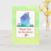 Carte Merci pour la Chambre d'immobiliers de référence (Fleur jaune)