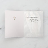 Carte Merci Pour La Sympathie Expression Angel Religieux (Intérieur)