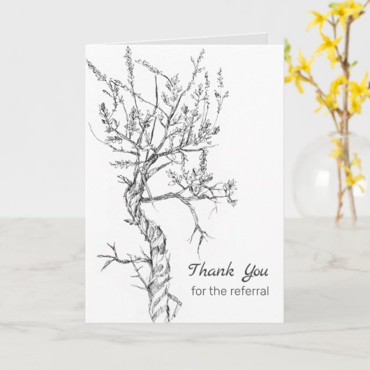 Carte Merci Pour Le Plante Sagebrush De Référence Blanc (Fleur jaune)