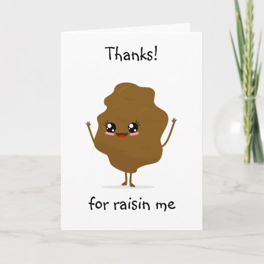 Carte Merci pour le raisin (Devant)
