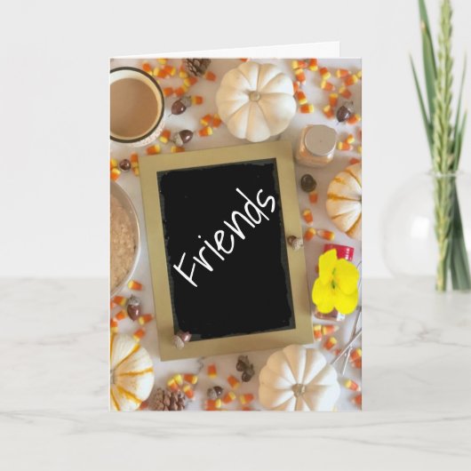 CARTE ***MERCI POUR LES AMIS*** EN REMERCIANT (Devant)