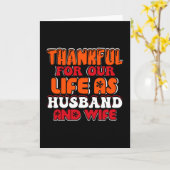 Carte Merci Pour Notre Vie En Tant Que Mari Et Femme (Fleur jaune)