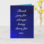 Carte Merci pour toujours être là (Fleur jaune)