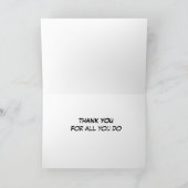 CARTE **MERCI** POUR **TOUT CE QUE VOUS FAITES** (Intérieur)