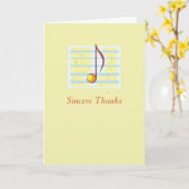 Carte Merci pour venir à la retraite (Fleur jaune)