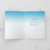 Carte Merci pour votre compassion pour l'infirmière ou l (Intérieur)