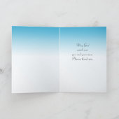 Carte Merci pour votre compassion pour l'infirmière ou l (Intérieur)