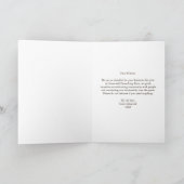 Carte Merci pour votre entreprise Merci Feuilles d'actio (Intérieur)