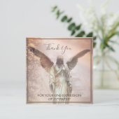 Carte Merci pour votre expression de sympathie (Debout devant)