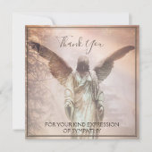 Carte Merci pour votre expression de sympathie (Devant)