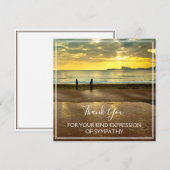 Carte Merci Pour Votre Genre Expression De Sympathie (Devant / Derrière)