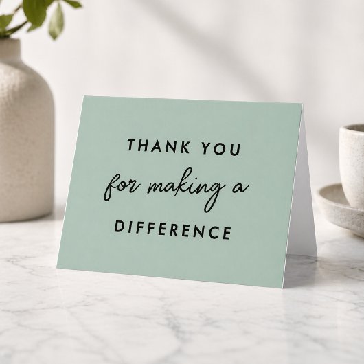 Carte Merci pour votre implication
