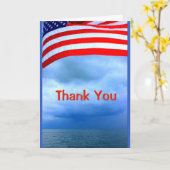 Carte Merci pour votre Merci de militaires de service (Fleur jaune)