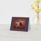 Carte Merci pour votre service (Fleur jaune)