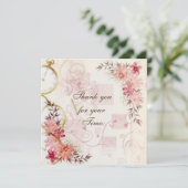 Carte Merci pour votre temps (Debout devant)