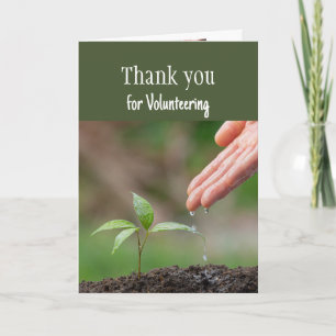 Carte Merci pour votre volontariat